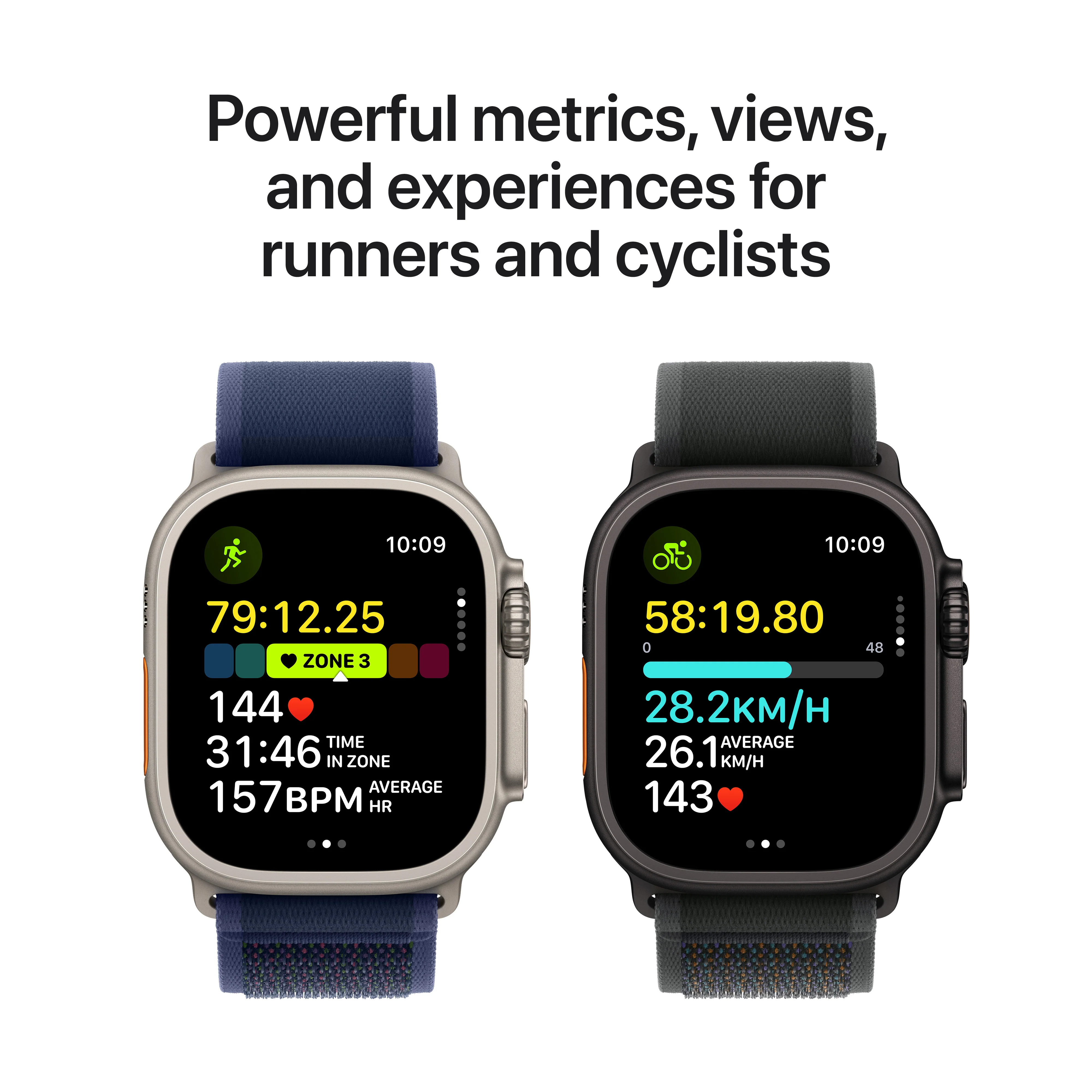 Apple Watch Ultra 2 GPS + Cellular 49mm Black Titanium Case with Black Trail Loop - S/M, MX4U3QA/A - Image 4