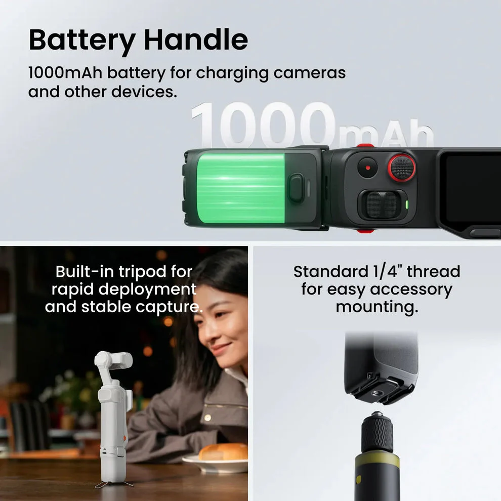 Insta360 Luna Ultra Creator Bundle – 8K Dual-Lens Gimbal Camera (Cosmic Black) - Image 3