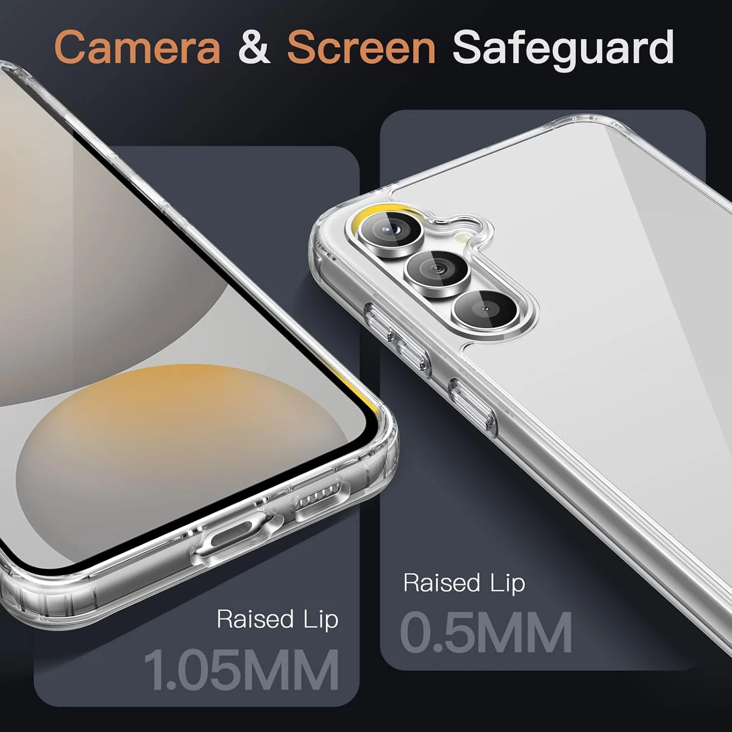 PROTECT Samsung S24 FE Lucid Phone Case, Anti Scratch, Bundle, Screen Protector included, Protective, Clear, LSAMS24FE - Image 4