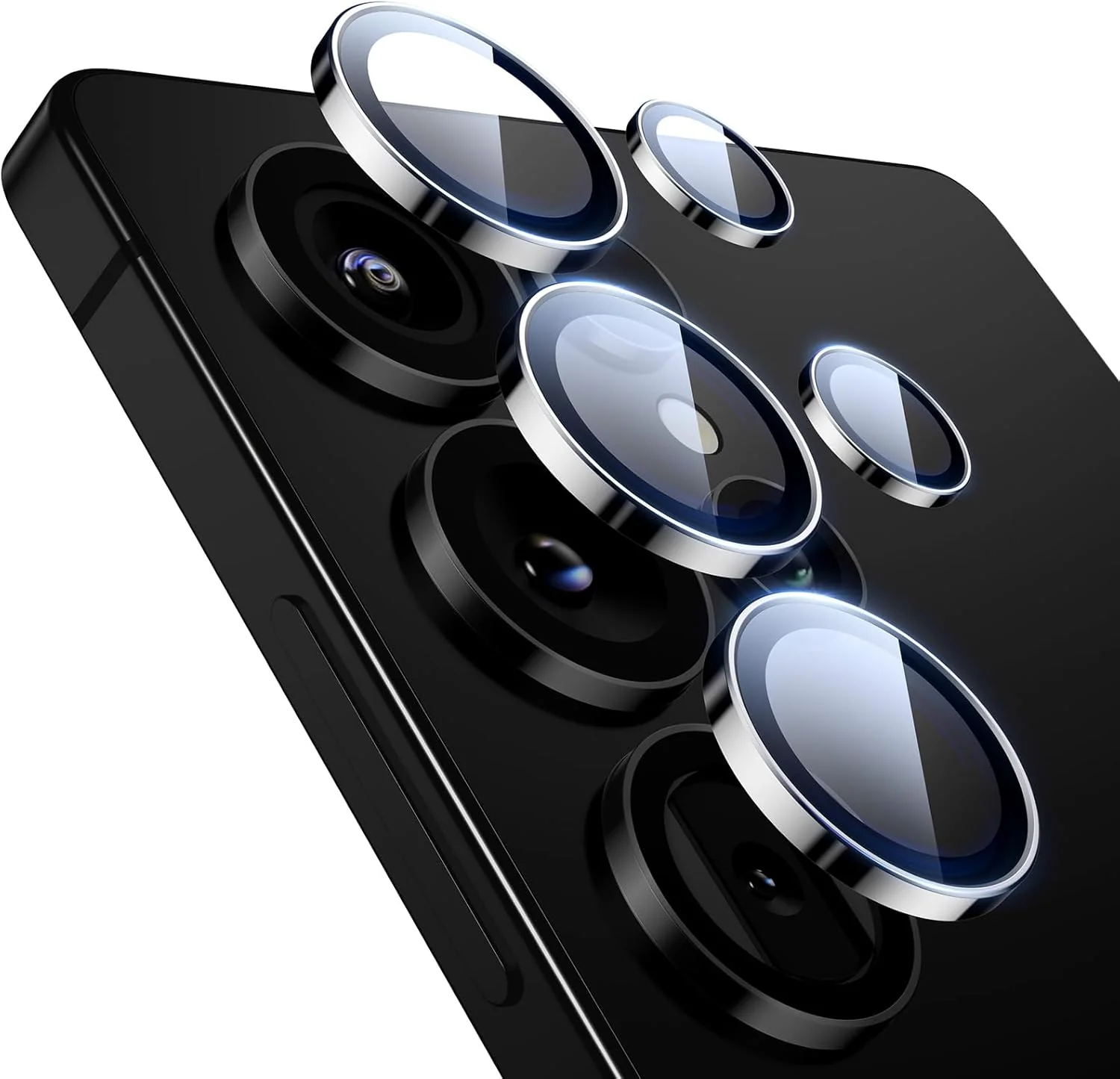 PROTECT Samsung S25 Ultra Xzoom Lens Protector, Sapphire Glass, Alloy Material, Ultra Clear, Premium Finish, Black, XSMS25UBLK